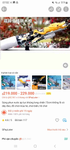 (Cực Đại) Súng nước áp lực khủng long chiến 73cm khổng lồ có dây đeo chơi biển hồ bơi mùa hè