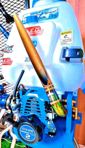 knalpot mesin sprayer tu 26 model runcing pelangi terbaru