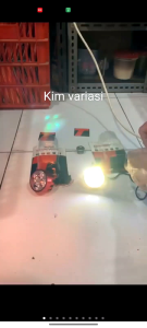 Lampu Tembak Sorot 4 LED Model Tipis Gepeng 3 Mode