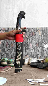 Golok Serbaguna Berkebun Ukir Macan Supertajam Cocok Buat Berkebun