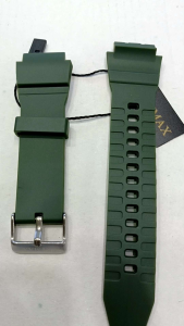 AKSESORIS STRAP JAM TANGAN SKYMAX 3008C.ORIGINAL TALI RUBBER PRIA FREE BATRAI CADANGAN (Andre What 97)