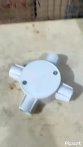 ( 5 Pcs ) T Dus Putih Baut / T Dus Tebal Cabang 4 (3/4)