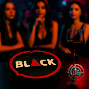 Asbak Aesthetic Asbak Unik Logo Black Hiasan Meja
