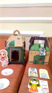 [SATUAN] Gable Box Kecil Untuk Snack & Besar Mauat 2 Toples 500gr FREE Amplop + Hang Tag + Tali / Wadah Hampers Lebaran Lucu