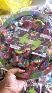 PERMEN BERHADIAH BASKOM isi 60pcs PERMEN LOLIPOP