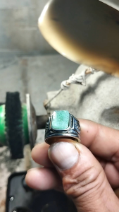 nhẫn hợp Kim mỹ nam mặt đá shaphia xanh đen và ruby đỏ Hồng mầu xanh ngọc bích quý khách tùy chọn mầu làm theo yêu cầu của quý khách g