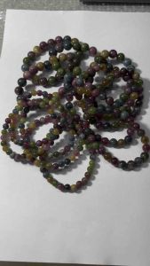 9104#天然糖果碧玺水晶手链 Natural Candy Tourmaline Crystal Bracelet (平衡 Balance，财富 Wealth，健康 Health) 糖果碧玺 Candy Tourmaline