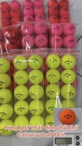 Set 10 Bóng Golf Calaway màu đẹp 98%. Bóng golf cu cao cấp
