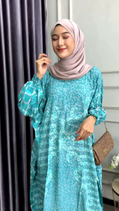 Gamis Kaftan Jumbo Panjang 138 & Batik Cap Adem