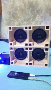 Paket Miniatur Sound System 3in Dobel Siap Bunyi