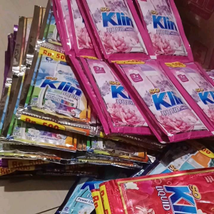 24 Sachet Soklin cair renceng deterjen liquid promo murah netto 20ml×24 wangi bersih