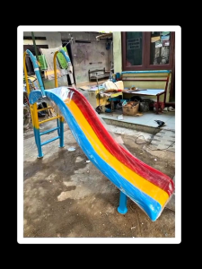 SELUNCURAN TAMAN BERMAIN ANAK PANJANG ( 2 METER ) LENGKAP TANGGA BESI YANG KOKOH WAHANA EDUKASI ANAK