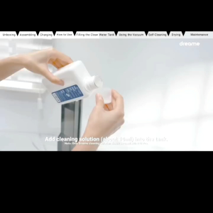 Most Popular Dreame Floor Cleaning Detergent Multi-Surface Pet and Children Friendly for all Dreame Wet Dry Vacuum (500ml) 追觅洗地机专用清洁液