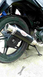 Kualitas Knalpot Racing DBS Karbon untuk Jupiter Z Vega, Supra X 125, Legenda Grand Karisma & Blade Revo Absolut