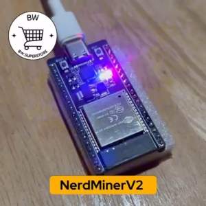 แพ็คคู่สุดคุ้ม!! Nerd Miner V2 BTC LOTTO บิทคอยน์ลอตเตอรี่ ESP32 WROOM-32 USB Type-C เครื่องขุดบิทคอยน์แบบ SOLO / BITCOIN LOTTERY / NerdMiner แถมฟรี Adapter USB to USB type-c
