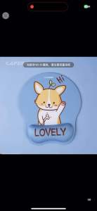 Cute ergonomic mouse pad / hello kitty mouse pad / i love you