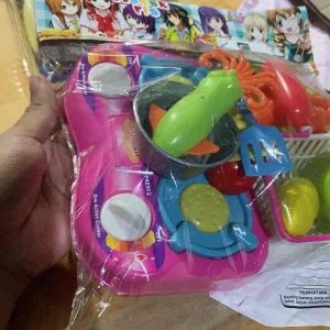 (COD) PROMO Mainan Anak Masak Masakan / Dapur Set / Cooking Set / Mainan Anak Perempuan / Mainan Anak Laki Laki Murah