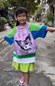 Ba lô Kuromi cho bé mầm non siêu cute thời trang