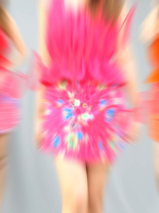 ชุดเสื้อคอกระเช้าผู้ใหญ่ +กางเกงกระโปรง