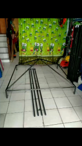 kerangka tenda cafe bongkar pasang ukuran 3x3 kualitas oke tebal dan kokoh promo murah meriah sejagat raya boskuh (kerangka aja)