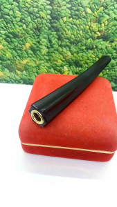 Pipa Cangklong Kayu Galih Kelor Hitam Model Belimbing Spesial A395