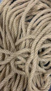 1 roll with 10% bulk discount(50 meters) Natural Premium Thick Bright Brown Twin rope/Jute rope/Tali guni for cat scratcher rope gardening decoration