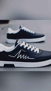 SEPATU SNEAKERS FULL PUTIH / HITAM sepatu anak - dewasa ukuran 35-43
