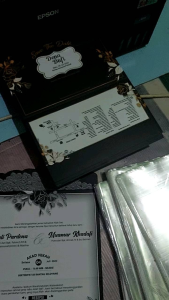 (50 PCS) Undangan Pernikahan murah || Free plastik dan Label Nama
