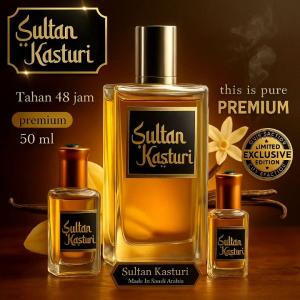 Sultan Kasturi Minyak Wangi untuk Sholat wangi tahan lama 24 jam / Parfum premium asli arab non alkohol