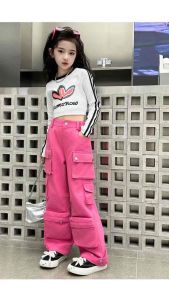 SETELAN ANAK CEWEK FLOWER ROAD BAJU ANAK TANGGUNG CELANA CARGO MODIS KEKINIAN IMPORT