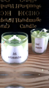 Iced Matcha Candle *milk scent* (Giveaway/Souvenir/Display)