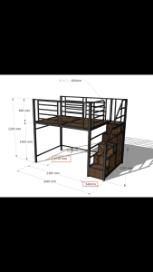 Loft bed customize singapore for condo/HDB