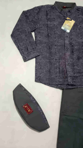 koko anak A&J jacquar lengan panjang