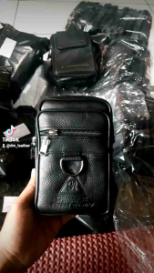 Tas HP Selempang Pria Kulit Sapi Terbaru Model Ring D