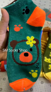 เท้าข้อสั้นงาน 12คู่ พร้อมส่งจ้า ผ้านุ่มนิ่มใส่สบายผ้าดี 36-45 คน ขนาด free size เท้า