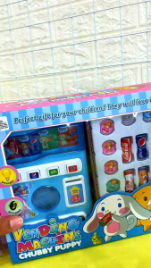 KIDZOONAA - MAINAN TALKING VENDING MACHINE MESIN MINUMAN MINUM CHUBBY PUPPY BP9685