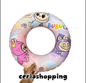 pelampung renang anak motif labubu usia 4-12 th