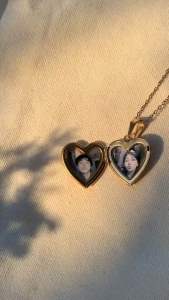 Mainecrafts Personalized Heart Locket Necklace