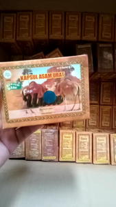 Kapsul Asam Urat Cap Onta Ori 10 Sachet