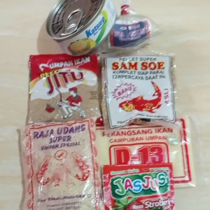 Umpan Udang Mancing Ikan Mas & Bawal Siap Pakai