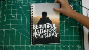 personalized notebooks 50 sheets A5 size price per pc with FREE plastic cover
