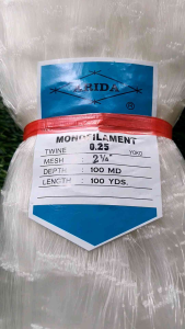 Yoko Jaring Senar Arida 2 1/4 In 025 Lebar 100 Mata Panjang 100 Yard Jaring Ikan