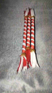 tongkat tari merah putih Dayak Papua tarian adat untuk karnaval bisa untuk anak dan dewasa request warna dan ukuran