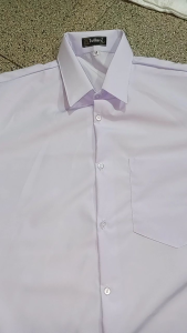 kemeja sekolah putih lengan pendek polos tanpa logo