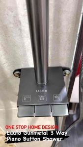 🔥LUUTO🔥 3 WAY MATTE GUNMETAL SHOWER POST FOR INSTANT HEATER