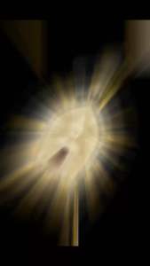 象骨雕刻坤平将军後蓮花符印 / Ivory Carved Kun Ping General with Lotus Seal