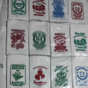 PLASTIK BERAS KEMASAN 1KG KOMPLIT (50LEMBAR)