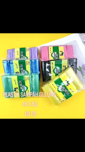 KANTONG PLASTIK SAMPAH ISI 5 ROLL PER ROLL ISI 20 LEMBAR SIZE 45x50 UKURAN BESAR DAN TIDAK MUDAH ROBEK