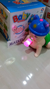 Mainan Bayi Merangkak Bisa Jalan Lampu Suara