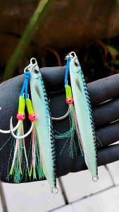 Metal Jig Decal Macarel 30406080100150 gram Duo SSZ Full Gid Metal Jig Full Gid + assist hook